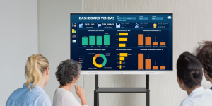 Quadro interativo para apresentações ou escolas