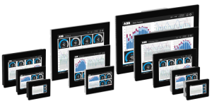 paineis de controlo hmi abb consolas tateis