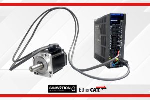 Sanmotion G a nova geração de servos da Sanyo DEnky - soluções com EtherCAT - design compacto e otimizado para um maior desempenho, eficiência e flexibilidade em aplicações industriais exigentes.