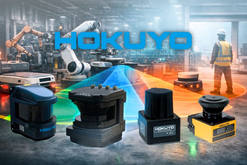 Gama da Hokuyo de sensores LiDAR de elevada precisão, desenvolvidos para medir distâncias, detetar objetos e mapear o ambiente em tempo real através de tecnologia de varrimento a laser. São ideais para robótica móvel (AGV/AMR), navegação autónoma, controlo de posicionamento e deteção de obstáculos.
