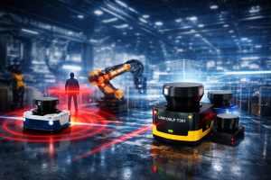 A Hokuyo é uma referência global no desenvolvimento de sensores LiDAR (Light Detection and Ranging), reconhecida pela precisão, fiabilidade e inovação tecnológica. As suas soluções são amplamente utilizadas em ambientes industriais exigentes, onde a deteção de obstáculos, a navegação autónoma e a segurança de pessoas são críticas.