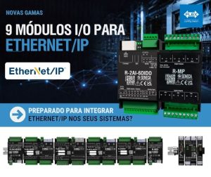 A nova gama de módulos I/O EtherNet/IP da SENECA integra-se nativamente em sistemas de controlo, reduzindo o tempo e os custos de instalação.